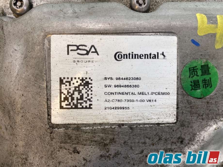 Inverter elbil til Peugeot 208 2019-->> (Type II)  (PEUGEOT||9844623080)