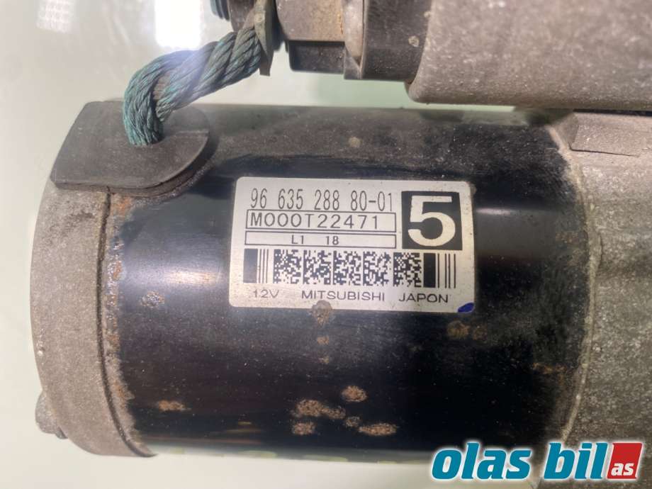 Starter diesel til Peugeot 208 2012-2019 (Type I)  (PEUGEOT||96 635 288 80-01)