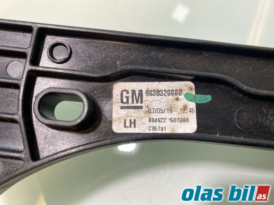 Ruteheis venstre foran til Opel Grandland X 2017-->>  (OPEL||9830320880)
