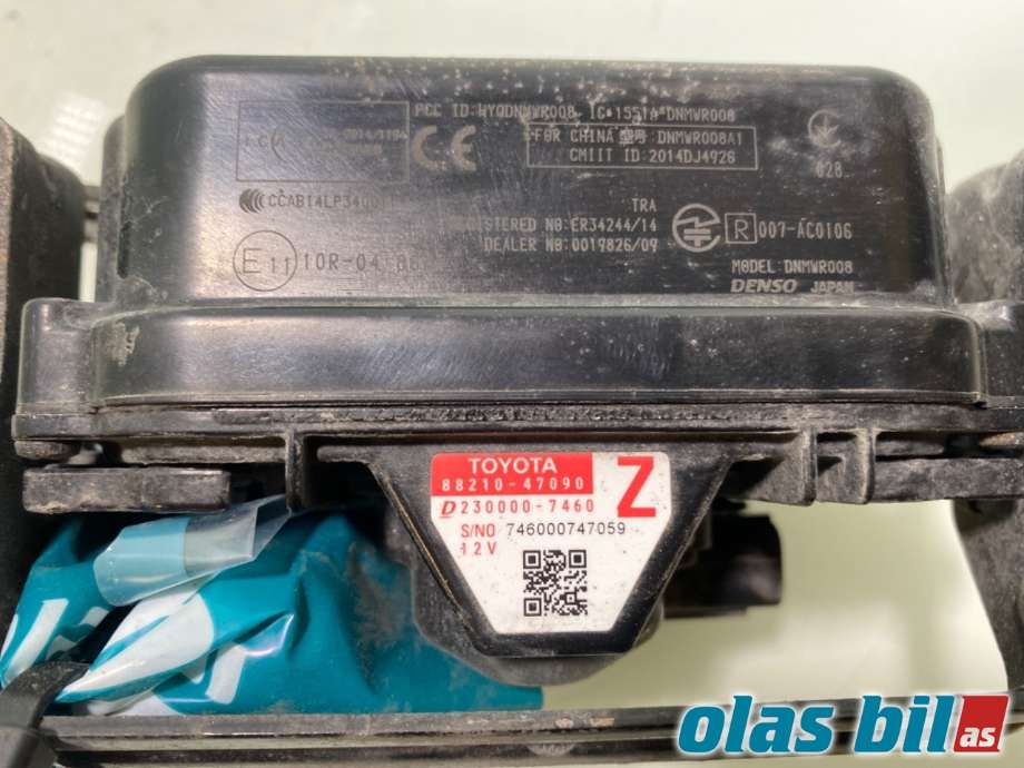 Sensor radar til Toyota Prius 2016-2023 (Type IV) (combi) (combi) (TOYOTA|8821047090||88210-47090)