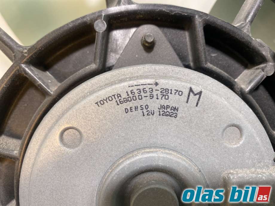 Kjølevifte til Toyota RAV4 2013-2015 (Type IV, Fase 1)  (TOYOTA|1671126131|1636128220|1636128230)