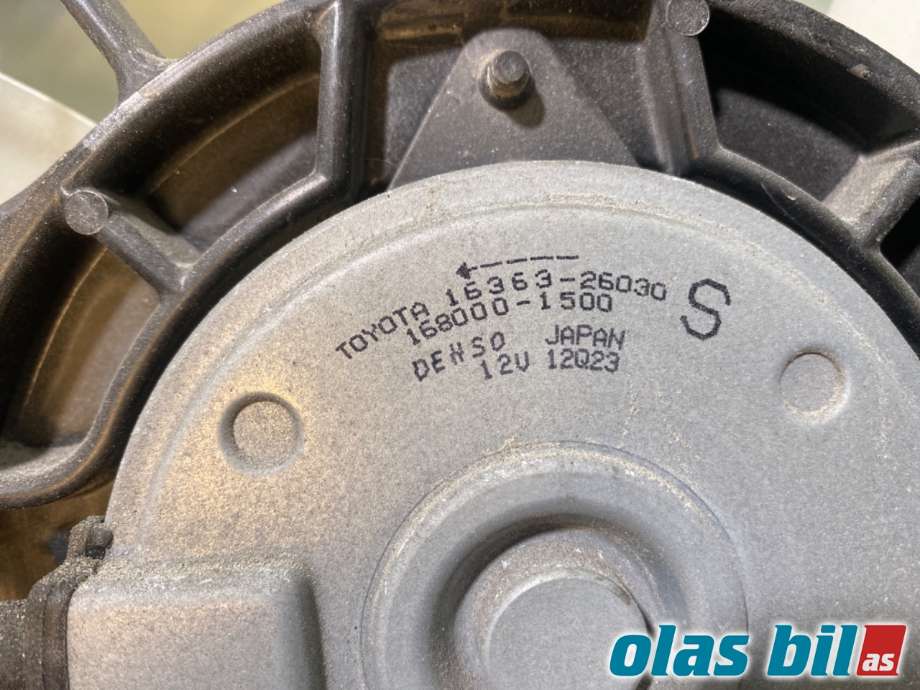 Kjølevifte til Toyota RAV4 2013-2015 (Type IV, Fase 1)  (TOYOTA|1671126131|1636128220|1636128230)