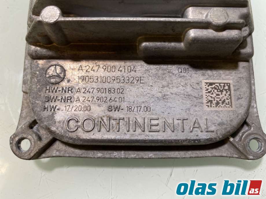 Styreenhet xenon/ballast til Mercedes CLA 2013-2019 (C117) (C117) (MERCEDES|A 247 900 41 04 80||A 247 900 41 04)