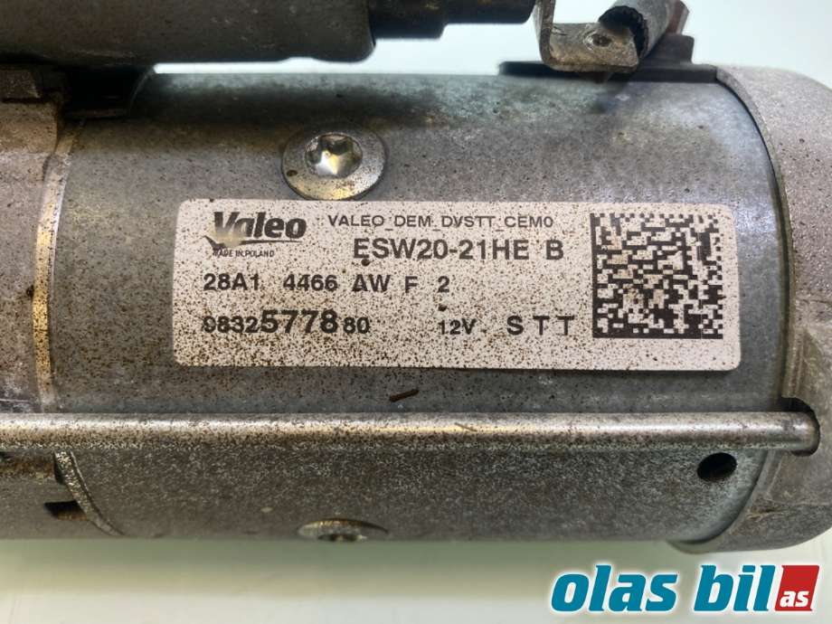 Starter diesel til Peugeot Partner 2019-->> (Type III)  (PEUGEOT|98 252 330 80|16 276 588 80|98 325 778 80)