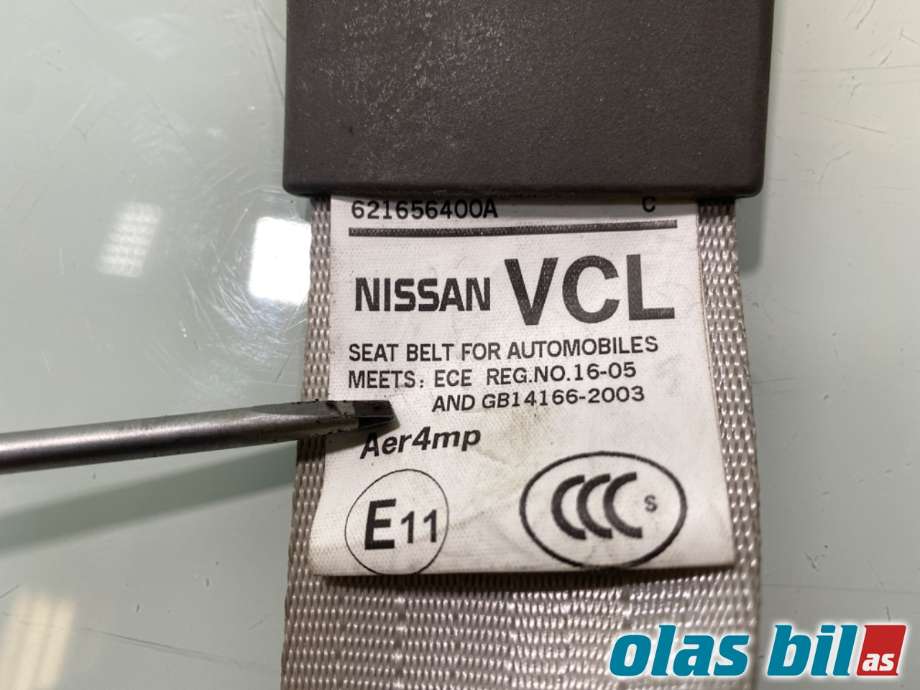 Sikkerhetsbelte foran venstre til Nissan Leaf 2011-2017 (Type I)  (NISSAN|868853NF3A||619016600F)