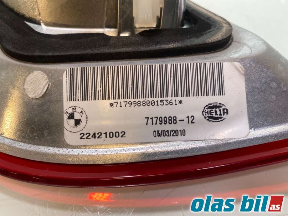 Baklykt høyre indre til BMW X6 2008-2014 (E71/E72) (E71/E72) (BMW|63 21 7 179 988||7179988-12)