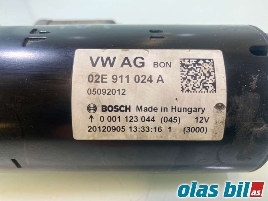 Starter diesel til Škoda Superb 2008-2015 (Type II) (SKODA||02E 911 024 AX|02E 911 024 A)