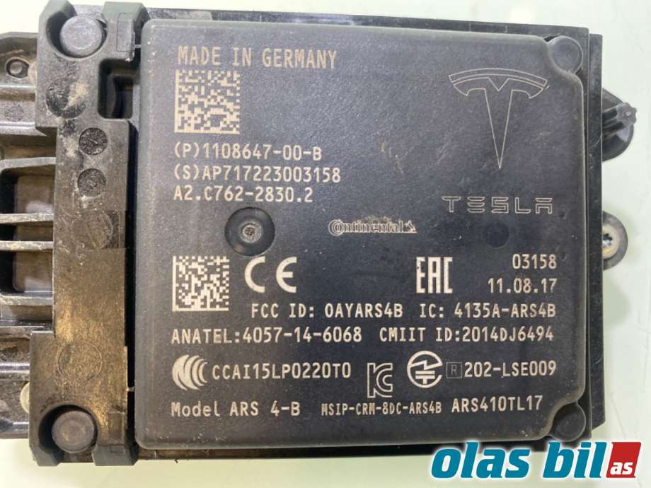 Sensor radar til Tesla Model S 2016-2021 (Fase 2) (TESLA||1108647-00-B)