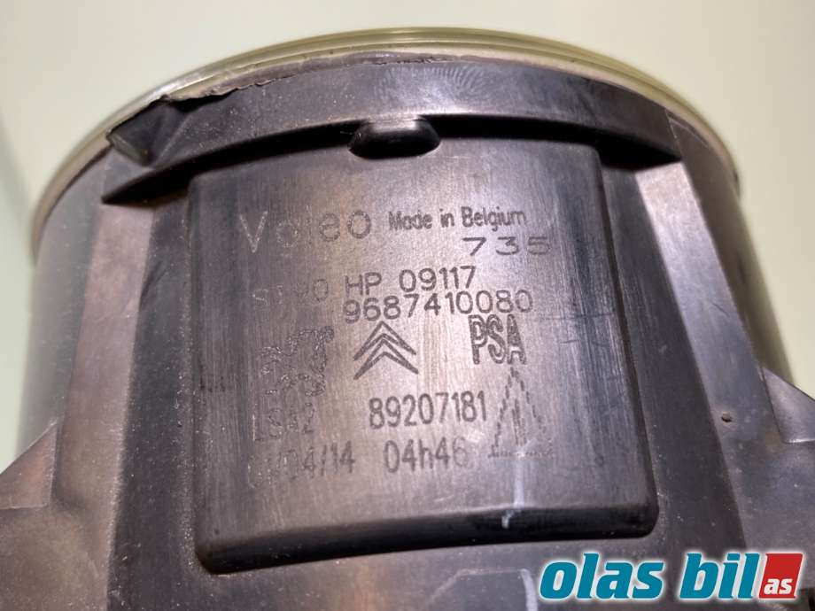 Tåkelykt høyre foran til Citroën C4 2011-2017 (Type II)  (CITROEN||96 874 100 80)