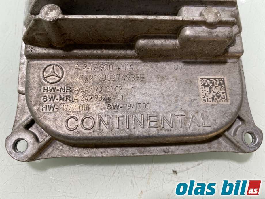 Styreenhet xenon/ballast til Mercedes EQA 2021-->>  (A 213 900 27 34|A 213 900 28 34|A 247 900 41 04)