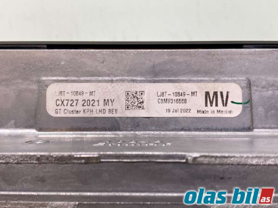 Speedometer til Ford Mustang Mach-e 2020-->>  (FORD (US)|2576350|LJ8T-10849-MS|LJ8T-10849-MT)