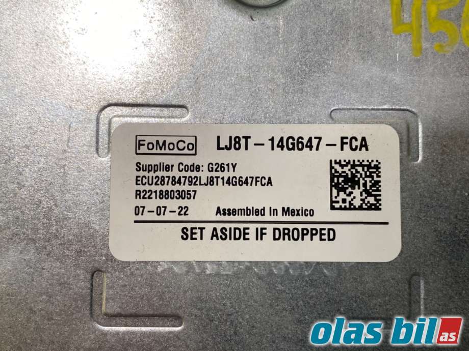 Bilstereo forsterker til Ford Mustang Mach-e 2020-->> (FORD (US)|2672700|LJ8T-19J201-FCA|LJ8T-14G647-FCA)