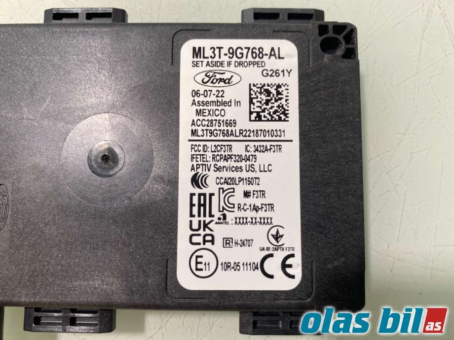 Sensor radar til Ford Mustang Mach-e 2020-->> (FORD (US)|2598574|LJ8T-14C022-AD|ML3T-9G768-AL)