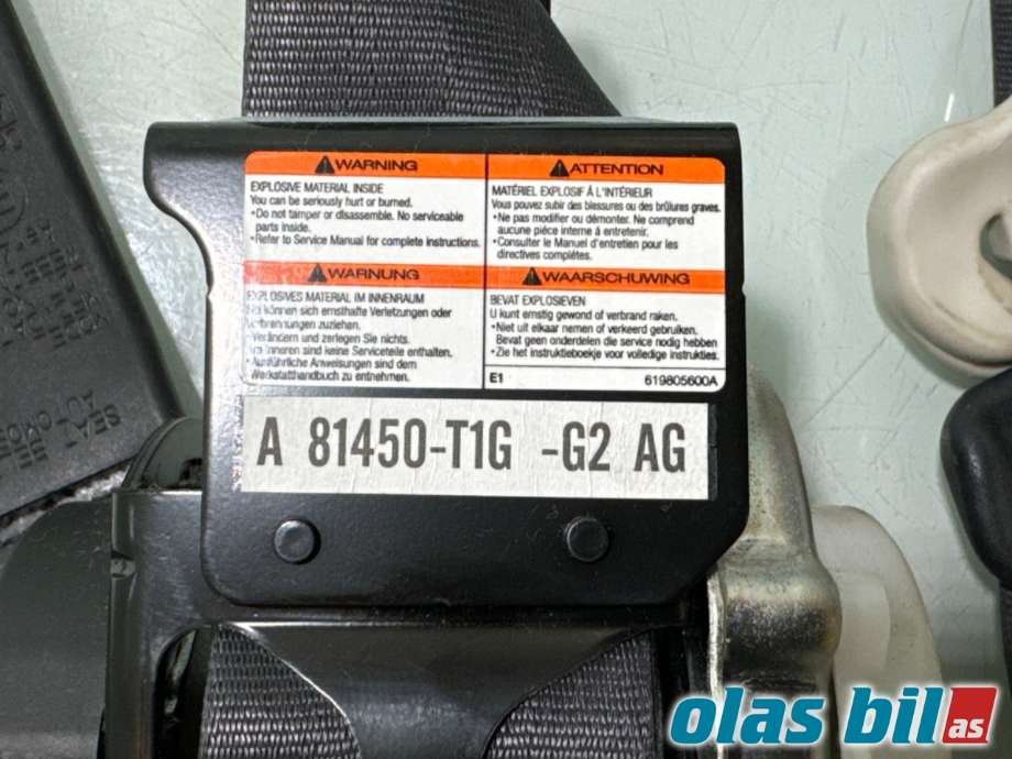 Sikkerhetsbelte foran høyre til Honda CR-V 2012-2018 (Type IV) (HONDA|)
