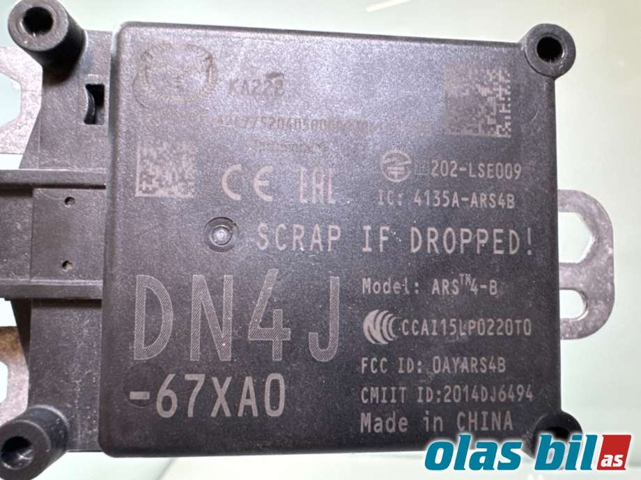 Sensor radar til Mazda MX-30 2020-->> (MAZDA||DN4J-67XA0)