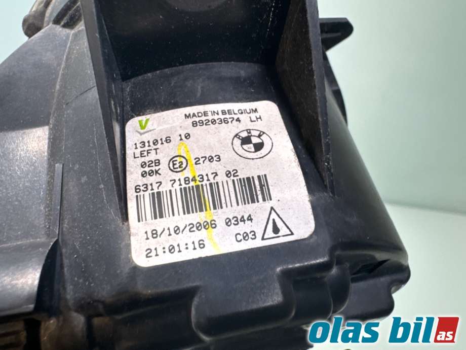 Tåkelykt venstre foran til BMW X5 2007-2013 (E70) (E70) (BMW|63 17 7 184 317||6317 7184317 02)