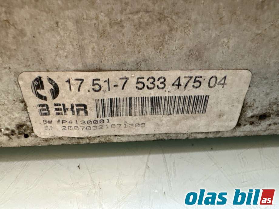 Intercooler til BMW X5 2007-2013 (E70) (E70) (BMW|17 51 7 809 321||17.51-7 533 475 04)
