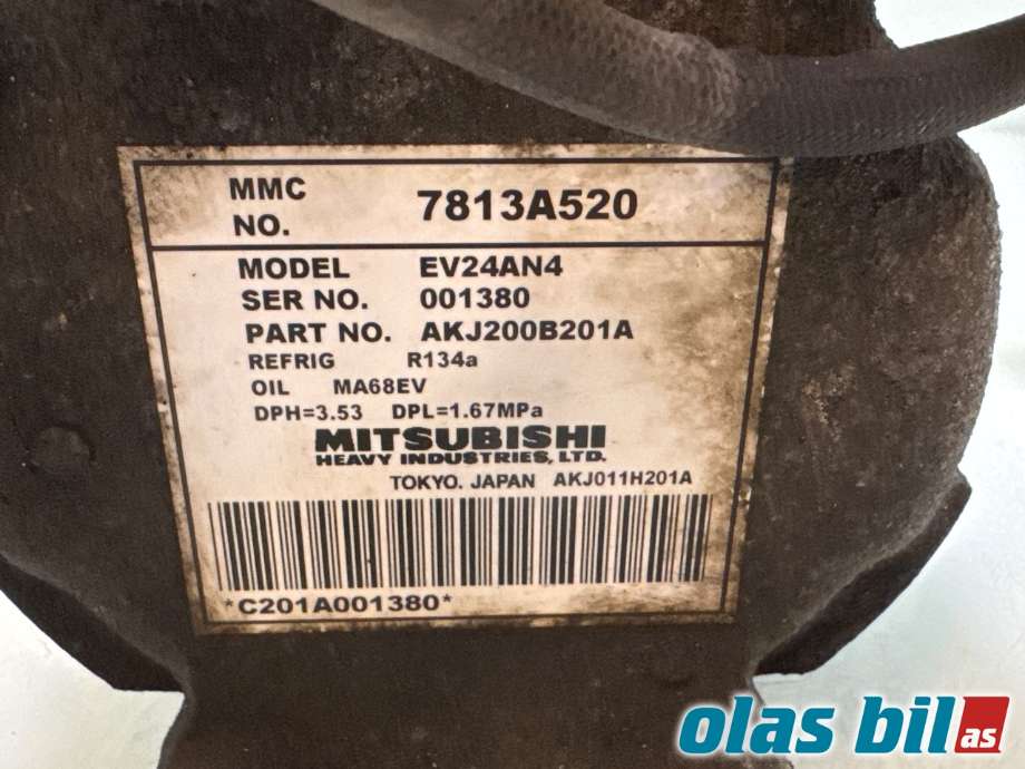 Aircondition kompressor til Mitsubishi i-MiEV 2010-->> (MITSUBISHI|7813A585||7813A520)