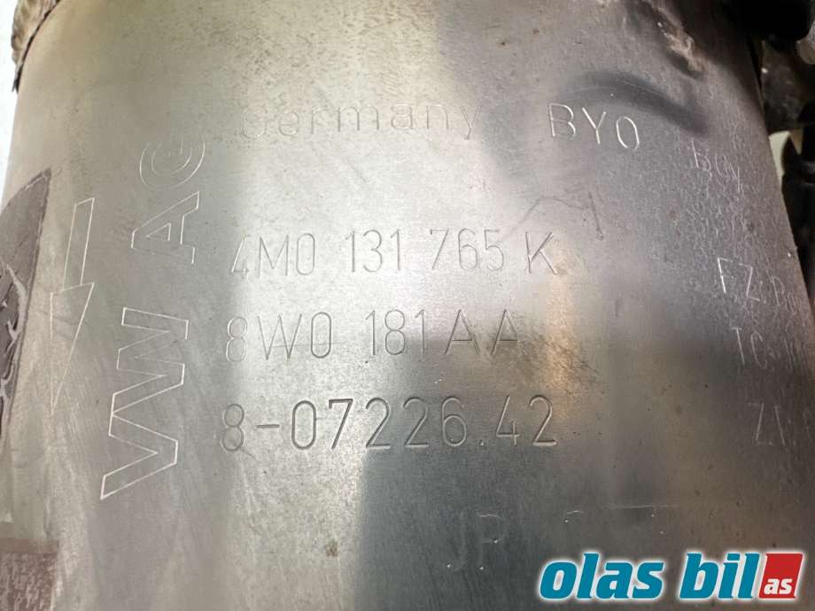 Partikkelfilter til Audi Q7 2015-->> (Type II)  (AUDI|4M0 254 751 PX||4M0 131 765 K)