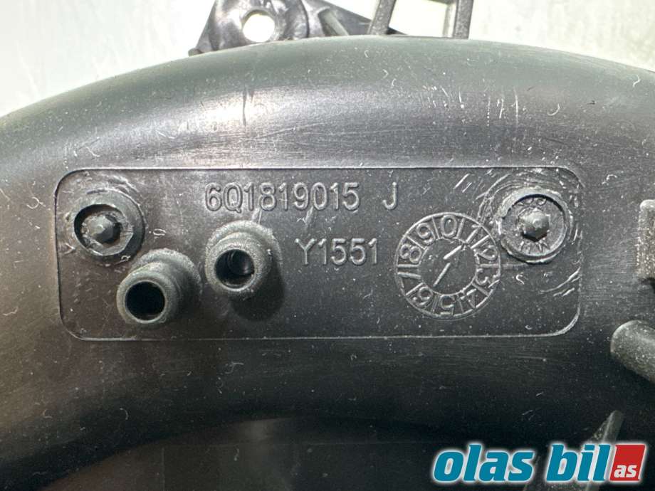 Varmeapparat motor til VW Polo 2009-2014 (Type V, Fase 1)  (VOLKSWAGEN|6Q1 819 015 J|)